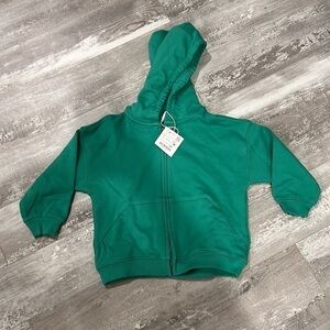 Zara Green Kangaroo Jacket